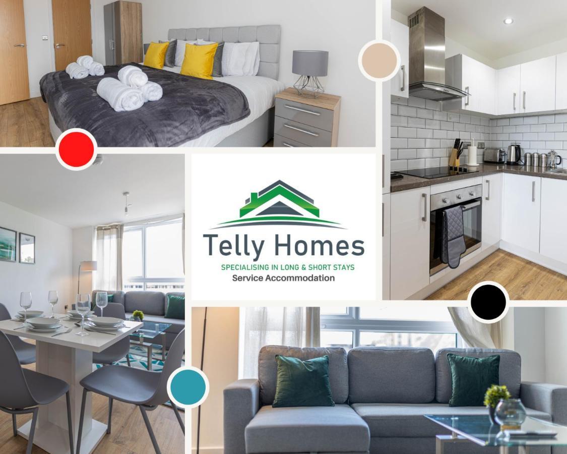 5 Percent Off Weekly And 20 Percent Off Monthly Bookings - Marigold Unit At Telly Homes Limited Birmingham City Centre -2 Bedroom Apartment, Free Wifi Esterno foto