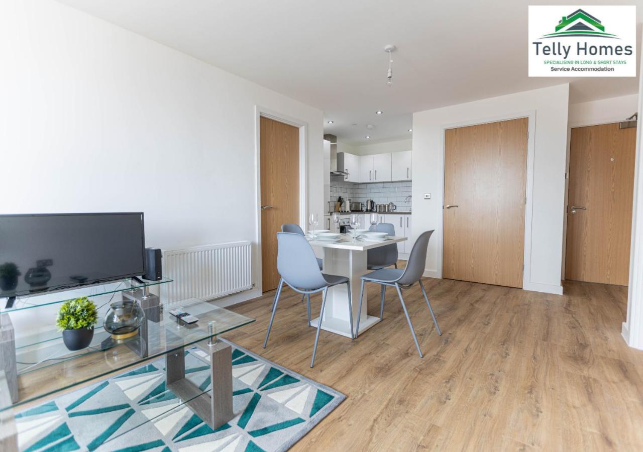 5 Percent Off Weekly And 20 Percent Off Monthly Bookings - Marigold Unit At Telly Homes Limited Birmingham City Centre -2 Bedroom Apartment, Free Wifi Esterno foto
