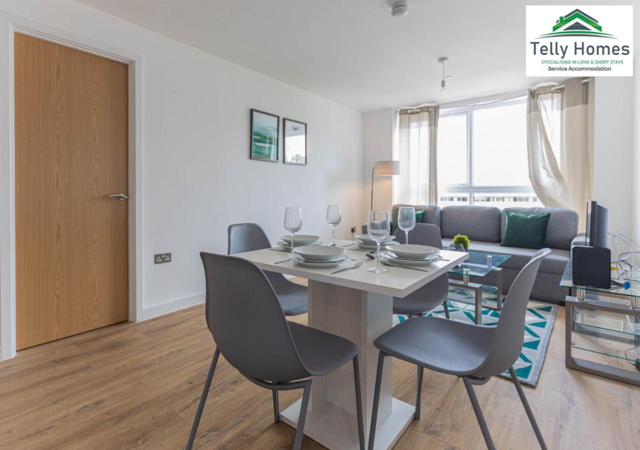 5 Percent Off Weekly And 20 Percent Off Monthly Bookings - Marigold Unit At Telly Homes Limited Birmingham City Centre -2 Bedroom Apartment, Free Wifi Esterno foto