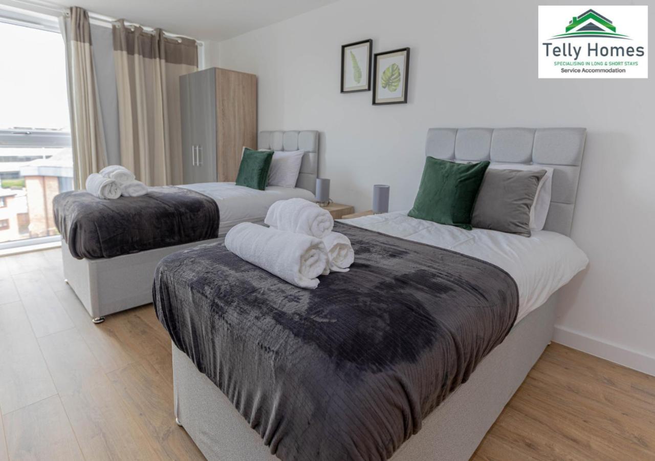 5 Percent Off Weekly And 20 Percent Off Monthly Bookings - Marigold Unit At Telly Homes Limited Birmingham City Centre -2 Bedroom Apartment, Free Wifi Esterno foto
