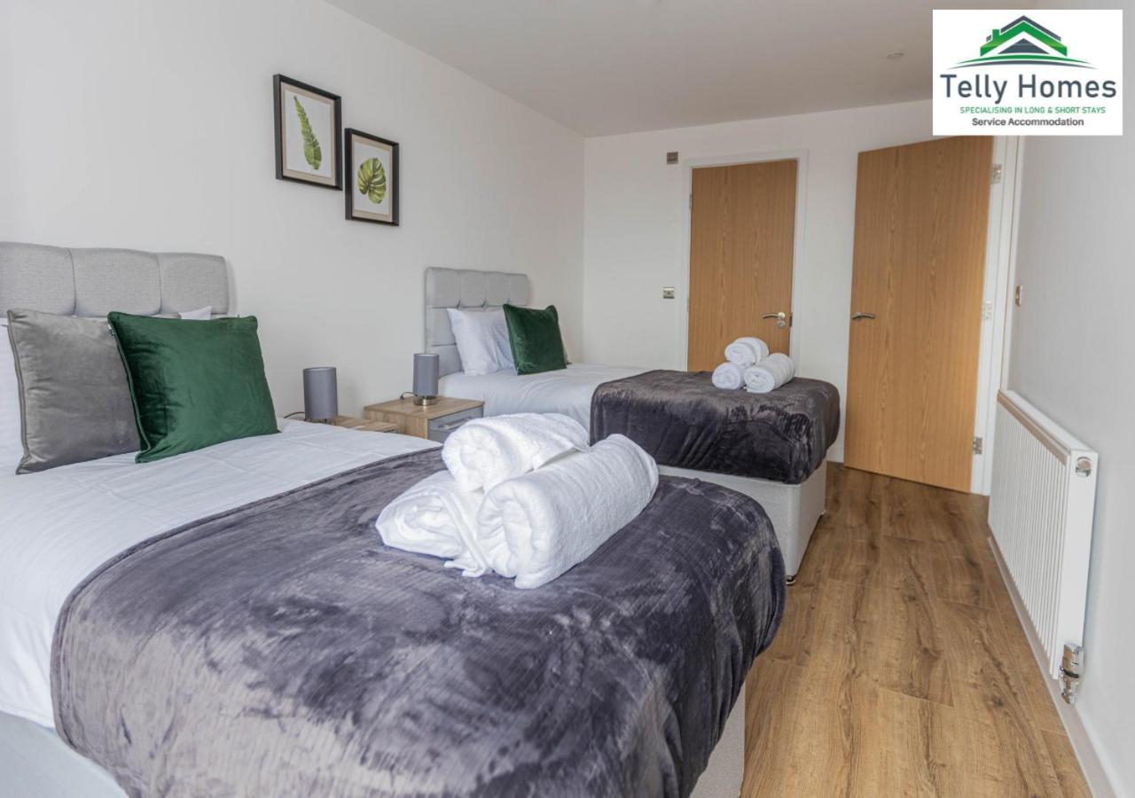 5 Percent Off Weekly And 20 Percent Off Monthly Bookings - Marigold Unit At Telly Homes Limited Birmingham City Centre -2 Bedroom Apartment, Free Wifi Esterno foto